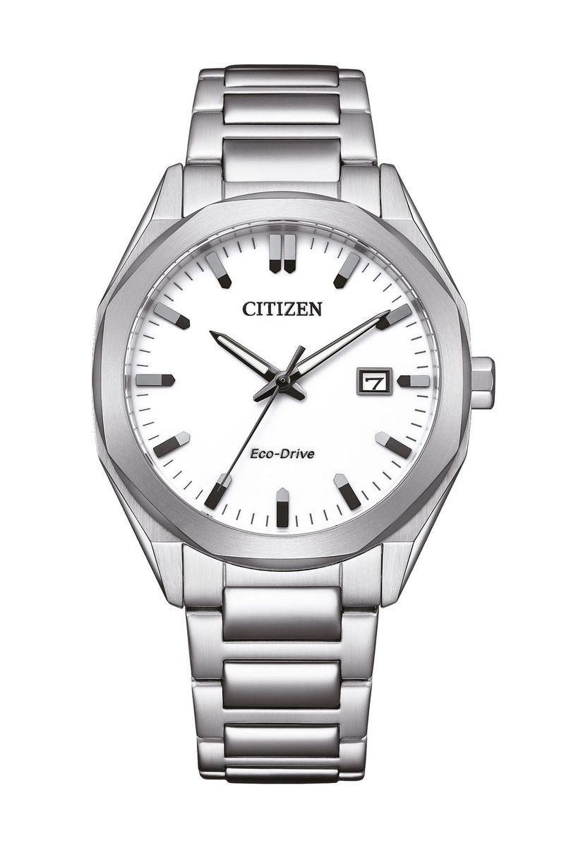 Edelstahl Eco-Drive Analoguhr