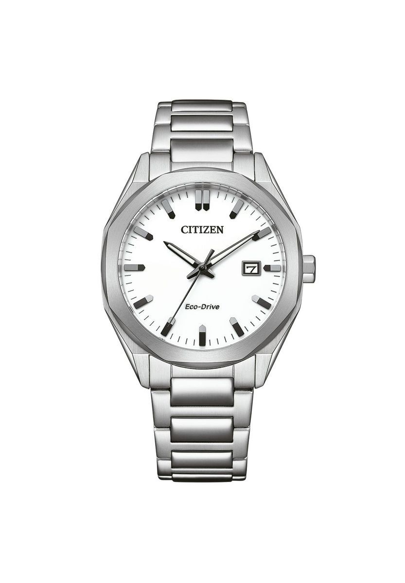 Edelstahl Eco-Drive Analoguhr