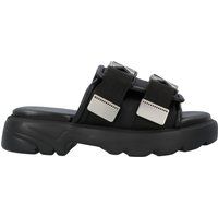Plateau-Sandalen mit technischem Gewebe