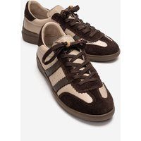 Retro-Sneaker aus Wild- und Glattleder