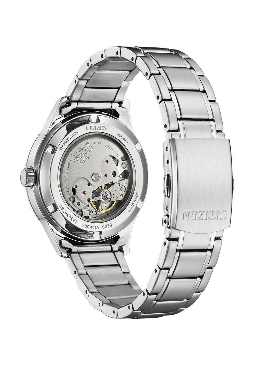 Klassische Automatikuhr aus Edelstahl