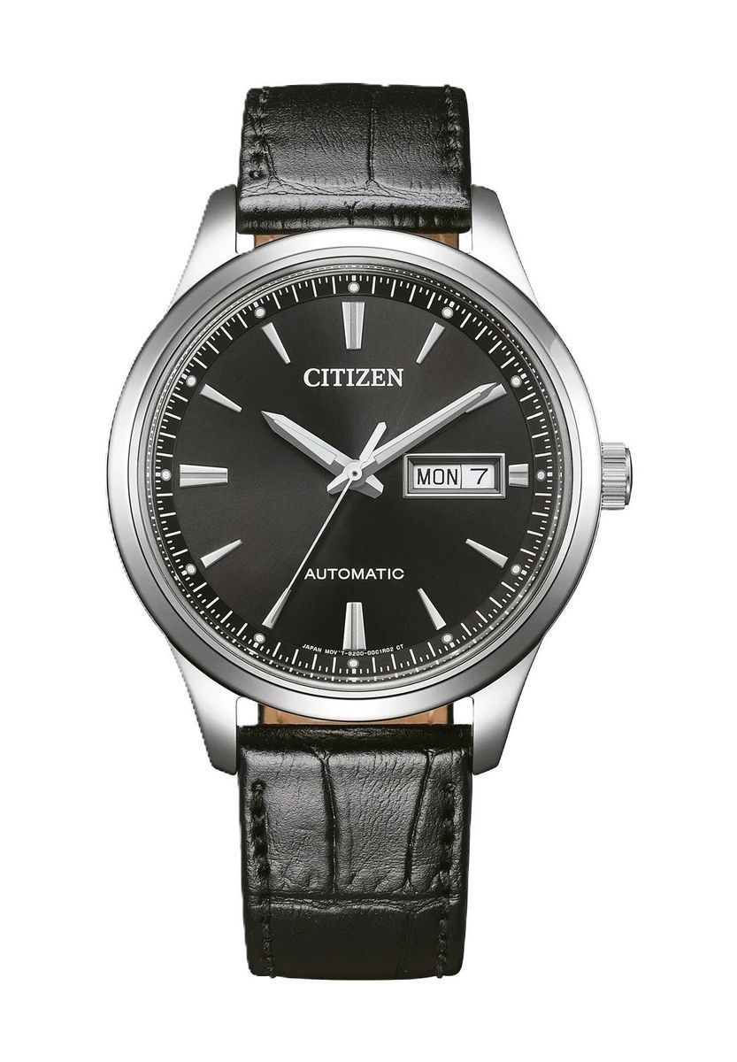 Klassische Automatikuhr mit Lederarmband