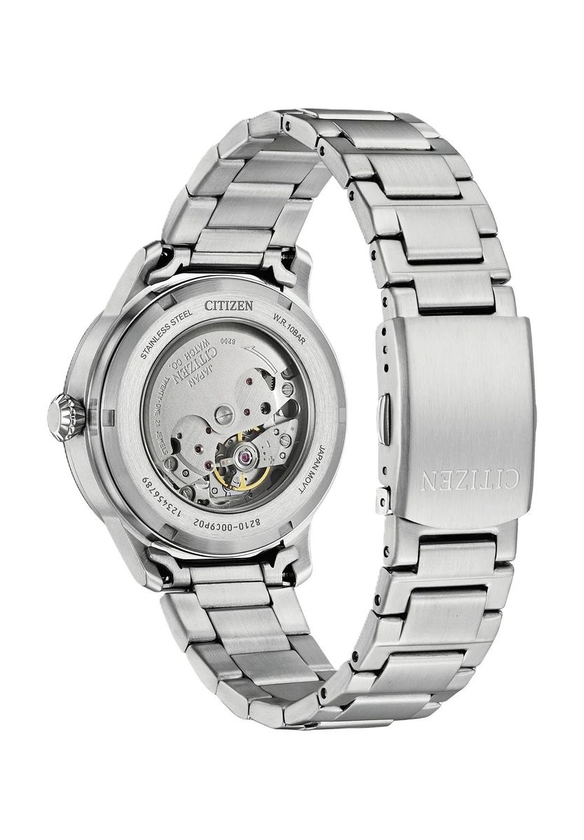 Grüne Zifferblatt Automatikuhr aus Edelstahl