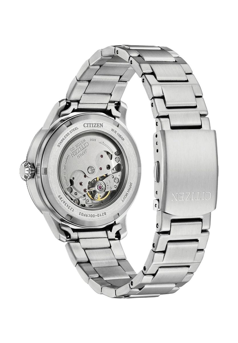 Klassische Automatikuhr aus Edelstahl