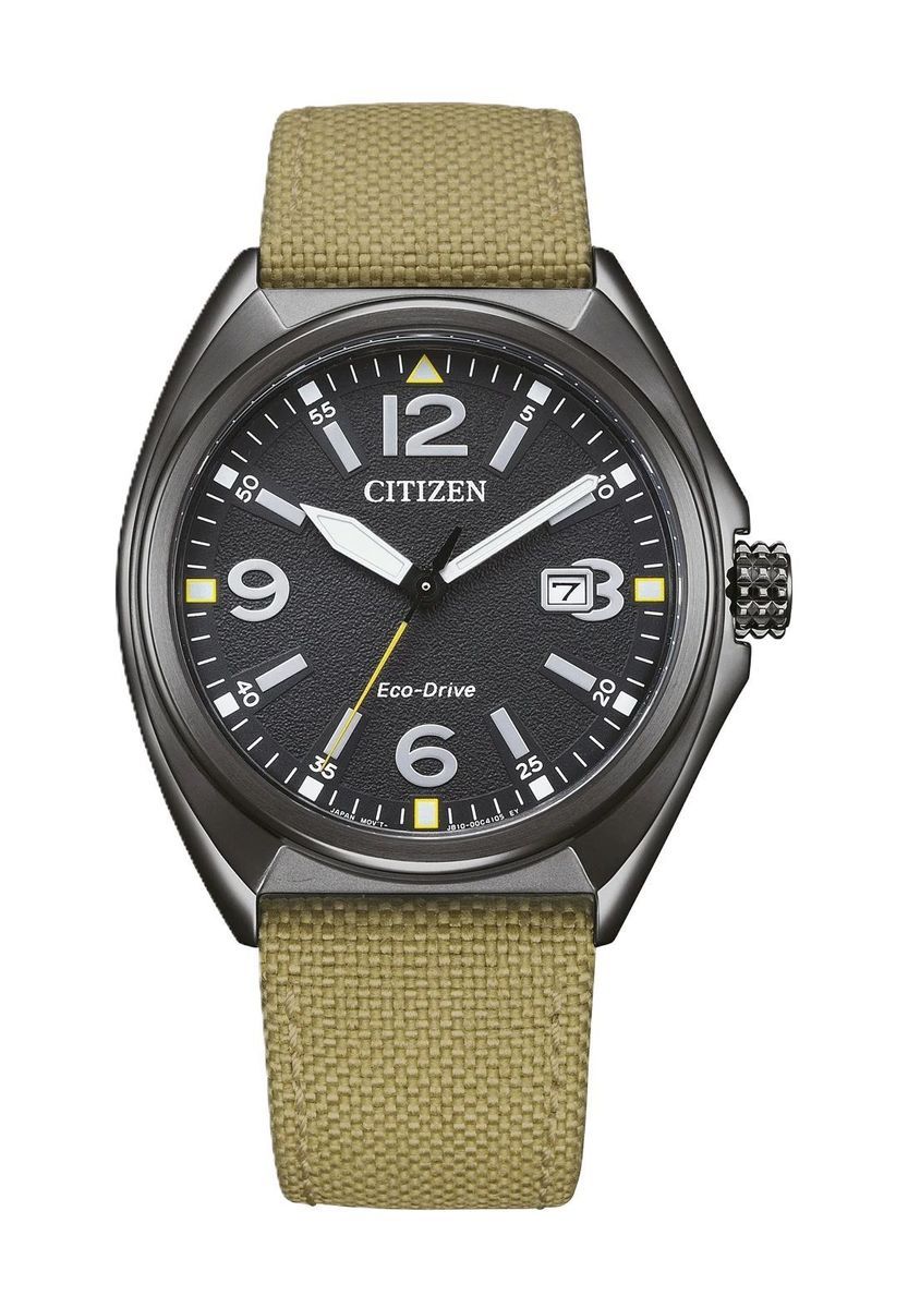 Citizen Eco-Drive Feld Uhr Beige Armband