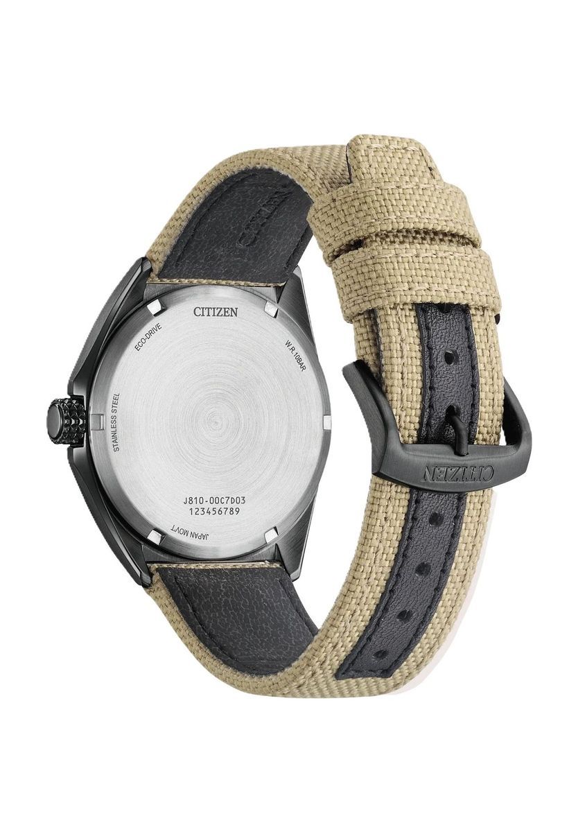 Citizen Eco-Drive Feld Uhr Beige Armband