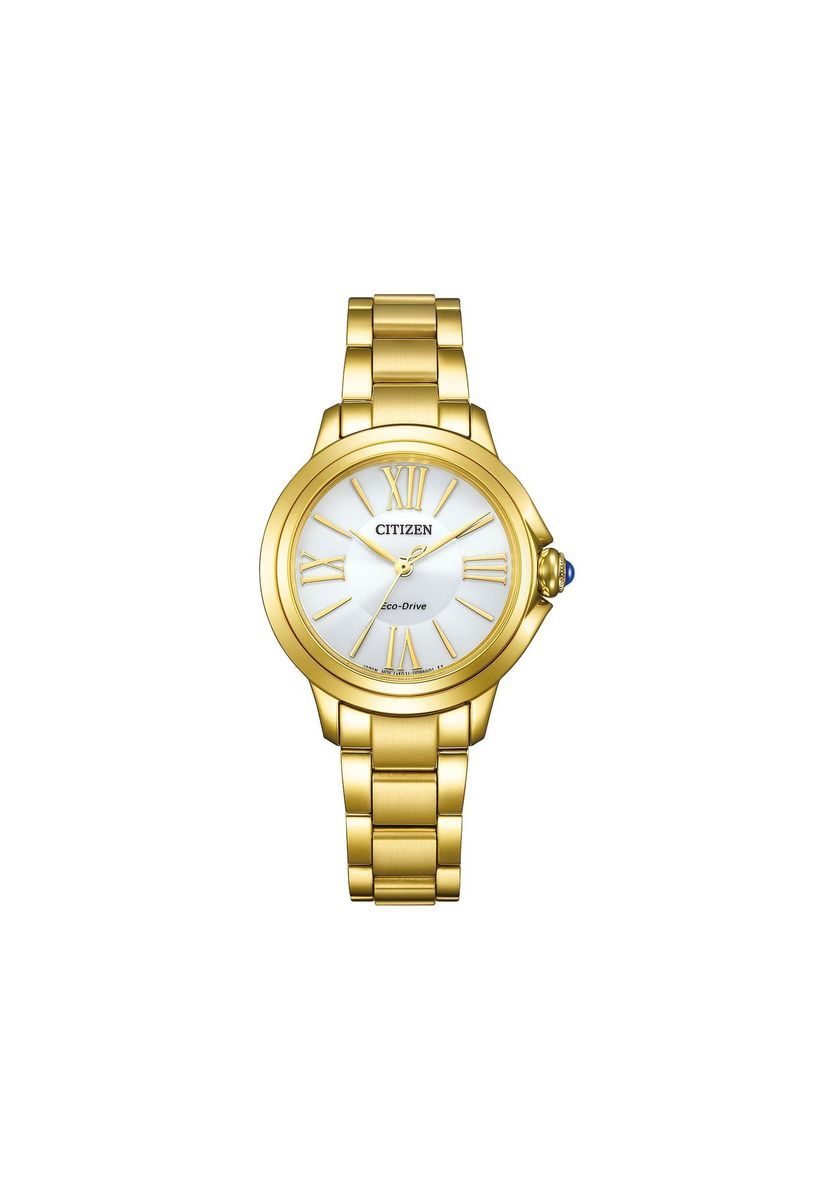 Elegante goldfarbene Damenarmbanduhr