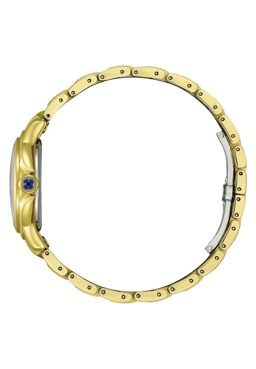 Elegante goldfarbene Damenarmbanduhr