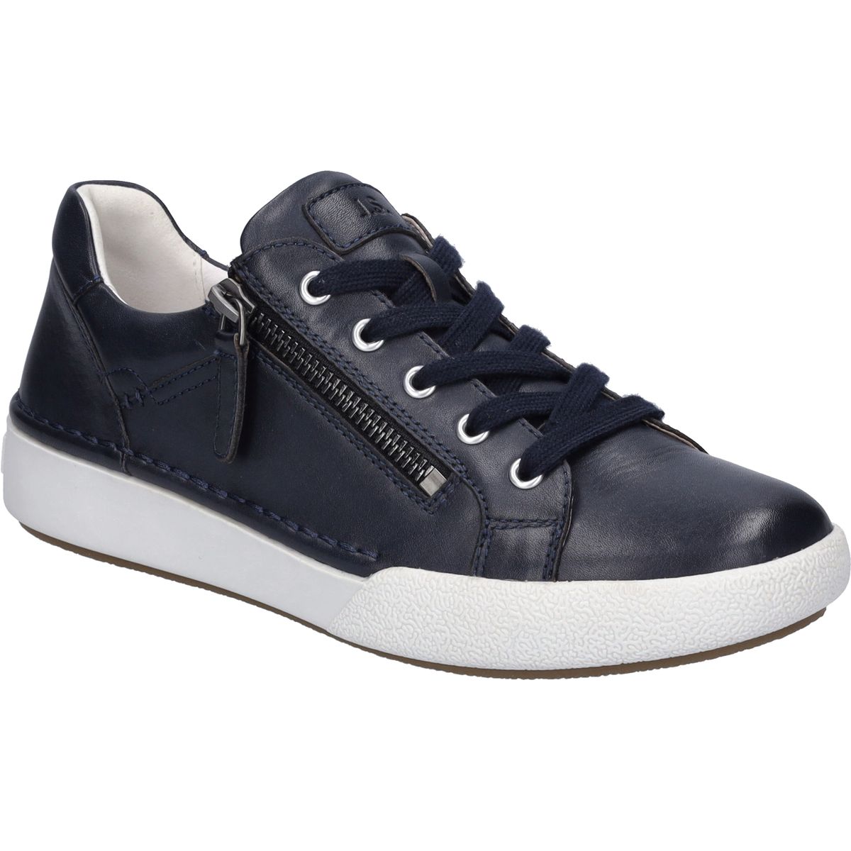 Nappa-Leder Sneaker mit Reißverschluss