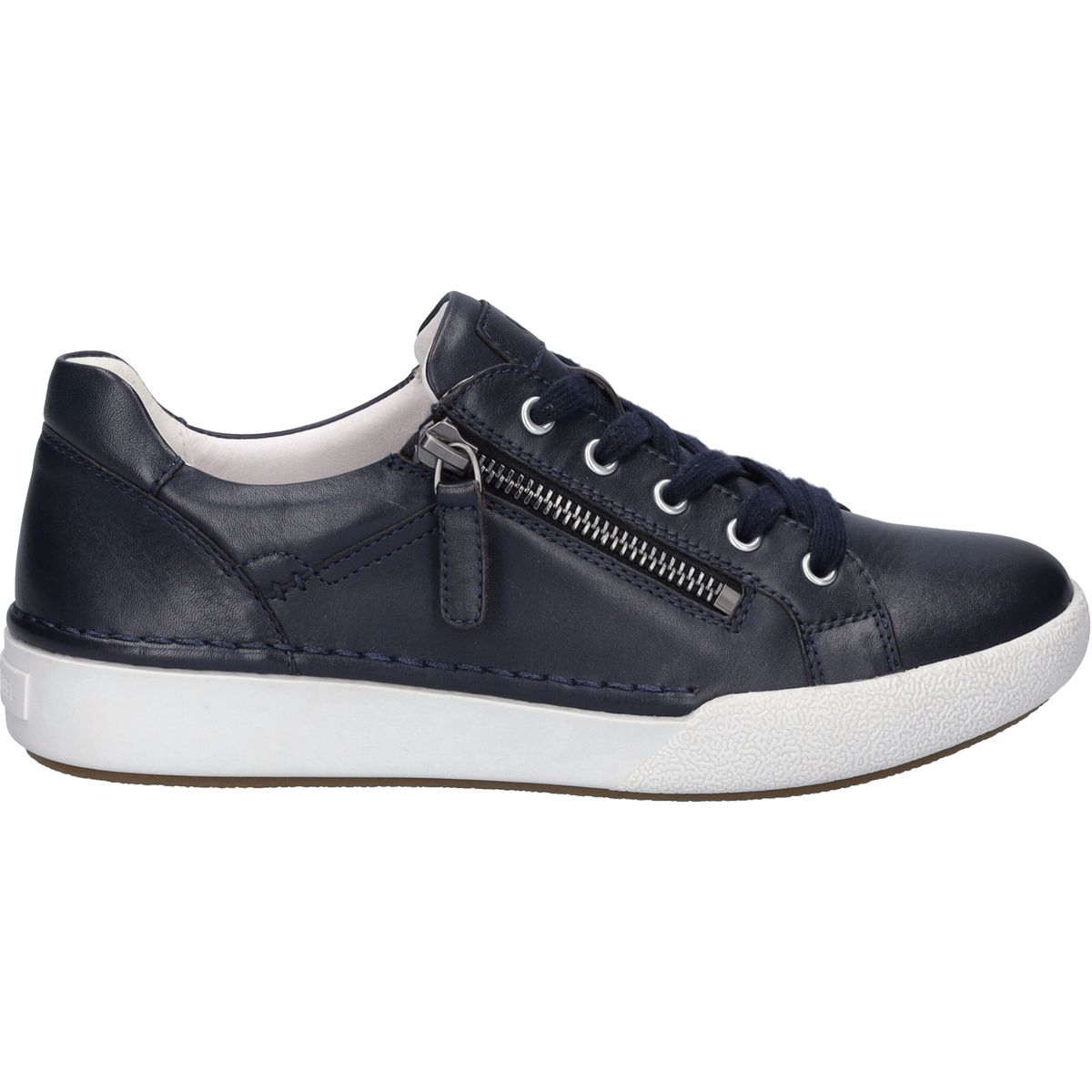 Nappa-Leder Sneaker mit Reißverschluss