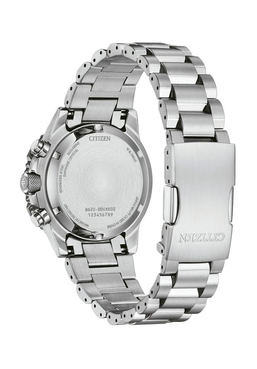 Eleganter Kupfer-Edelstahl-Chronograph