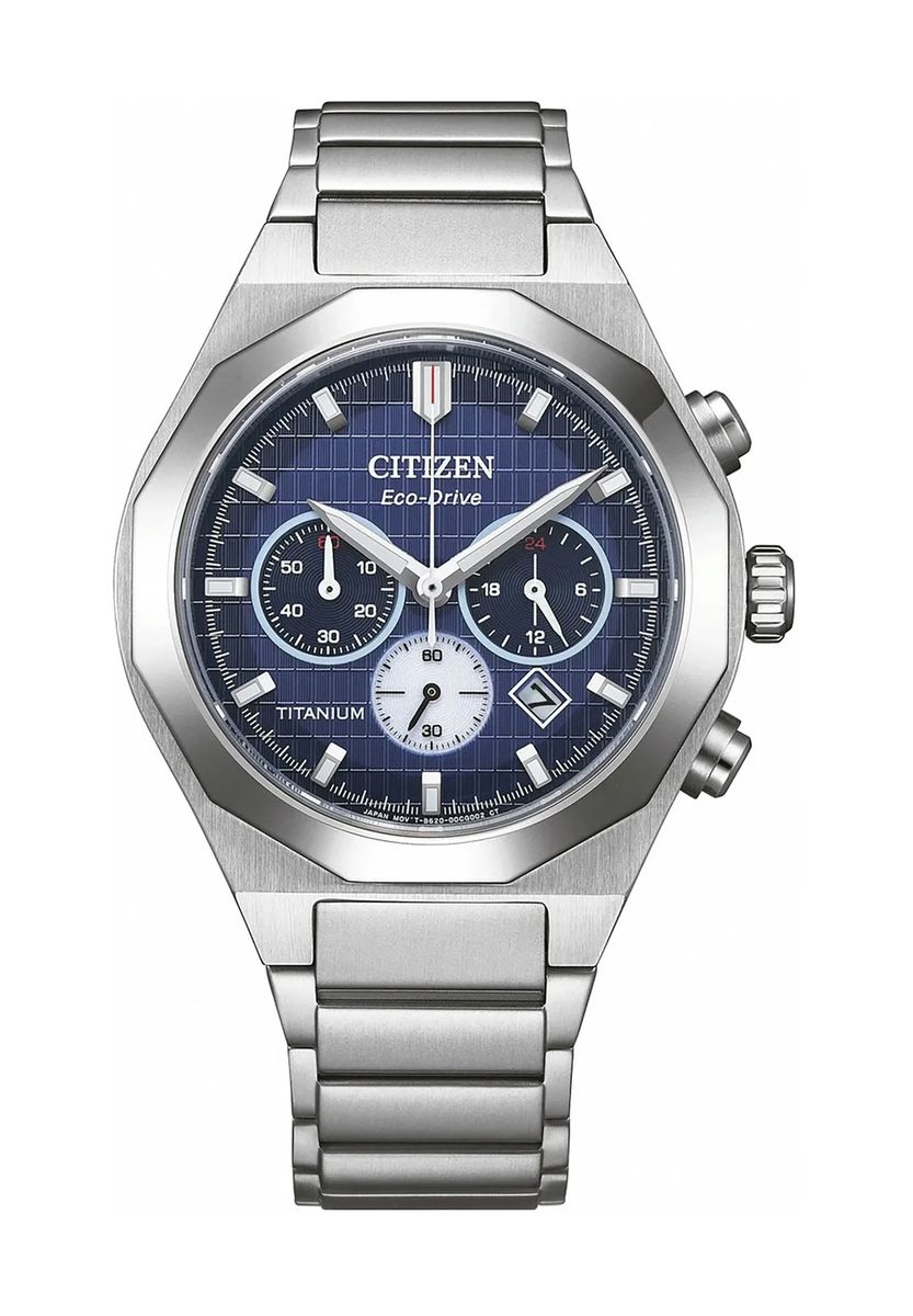 Titan-Chronograph mit integriertem Armband