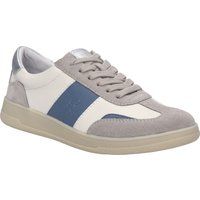 Sportliche Leder-Sneaker im Materialmix