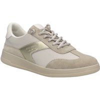 Sportliche Schnürsneaker im Materialmix