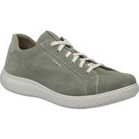 Veloursleder-Sneaker mit Schnürung
