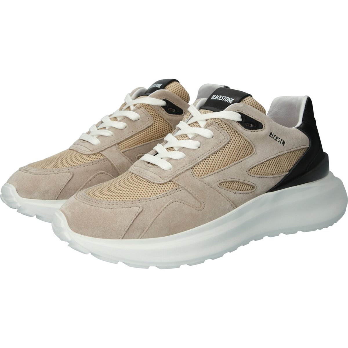 Urbane Mesh- und Wildleder-Sneaker