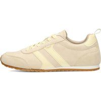 Retro Minimalistische Sneaker aus Velourslederimitat