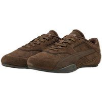 Flache Wildleder-Sneaker im Ballett-Stil