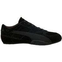 Flache Suede-Sneaker im Ballett-Stil