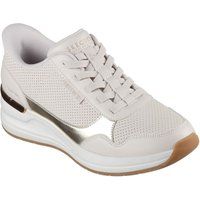 Wedge-Sneaker mit Metallic-Akzenten