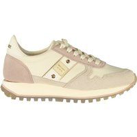 Laufschuhe mit Kontrasteinsätzen und Wildleder
