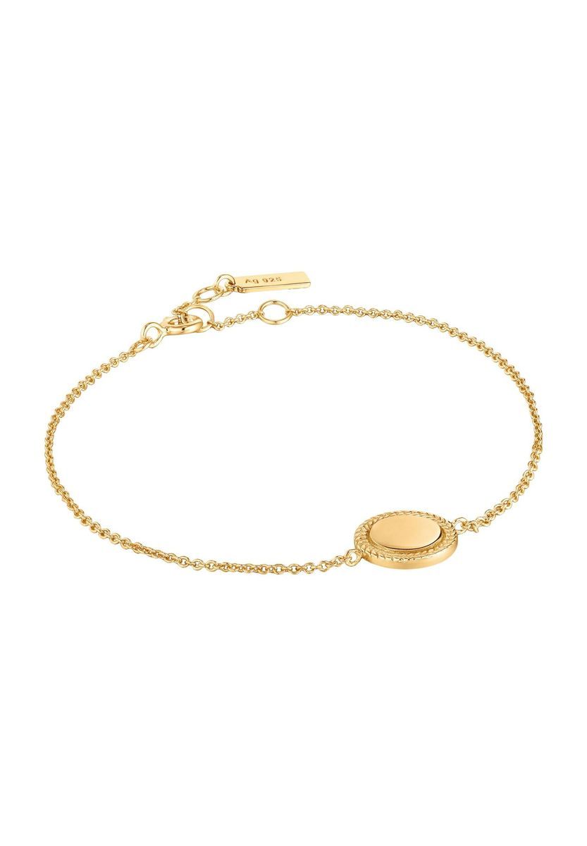 ANIA HAIE Damen Armband, 925 Silber, GOLD, 18,5