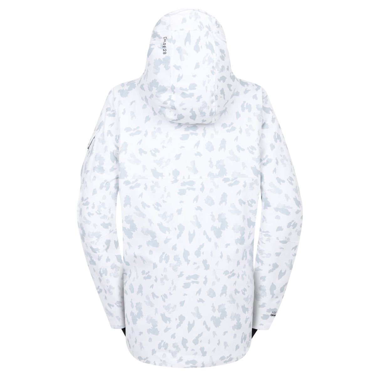 Skianorak mit Strich-Print