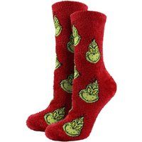 Flauschige Grinch Motiv-Socken