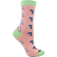 Bambus-Socken mit Delfin-Muster