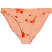 Bikini-Hose mit strukturiertem Blumenprint