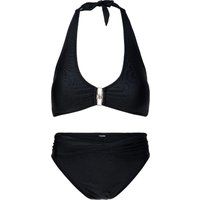 Halter-Bikini mit Wickel-Detail
