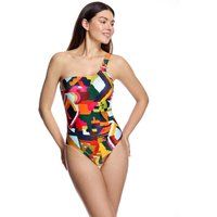 Asymmetrischer Einteiler mit geometrischem Muster
