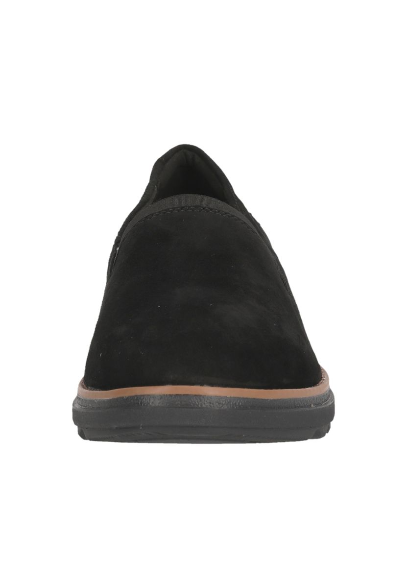 Wildleder Slipper mit Keilabsatz