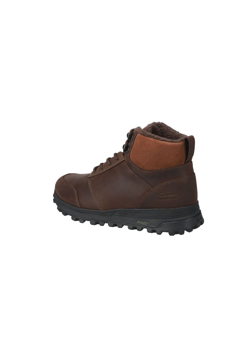 Braune wasserdichte Stiefeletten aus Leder