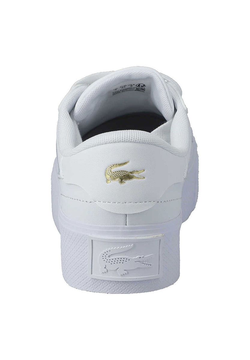 Damen Plateau Lacoste Leder Sneaker
