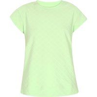 Jersey-T-Shirt mit geprägter Rautenstruktur