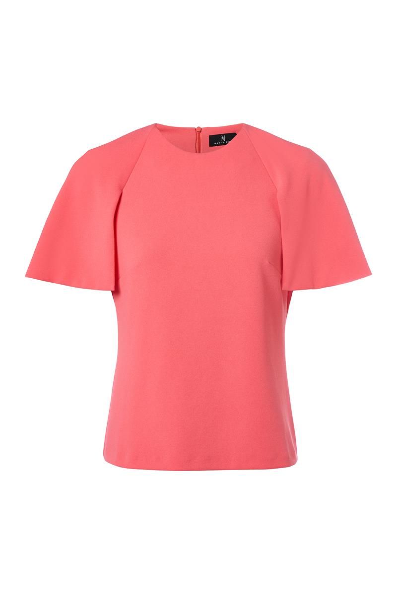 Elegantes Top mit Cape-Ärmeln