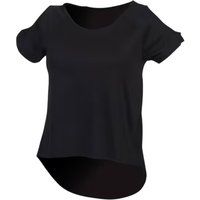 T-Shirt mit Vokuhila-Saum