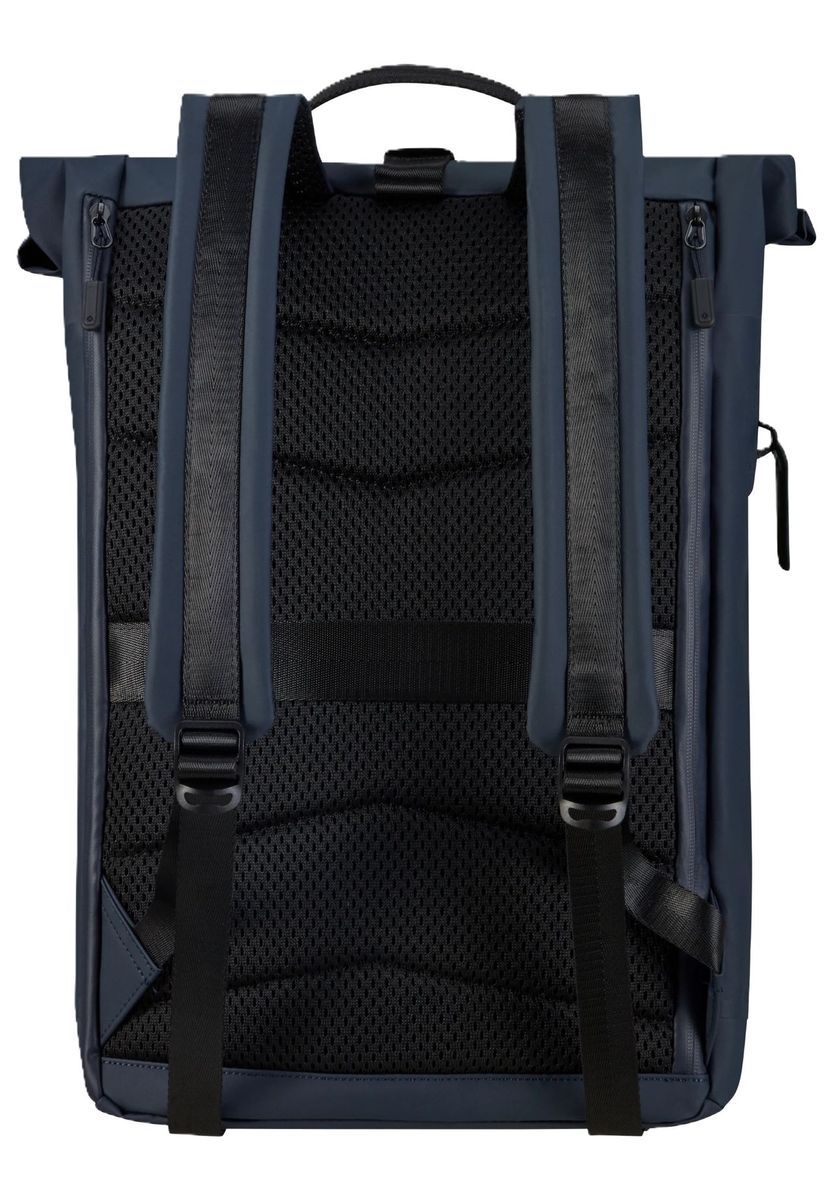 Minimalistischer Roll-Top Rucksack mit Tabletfach