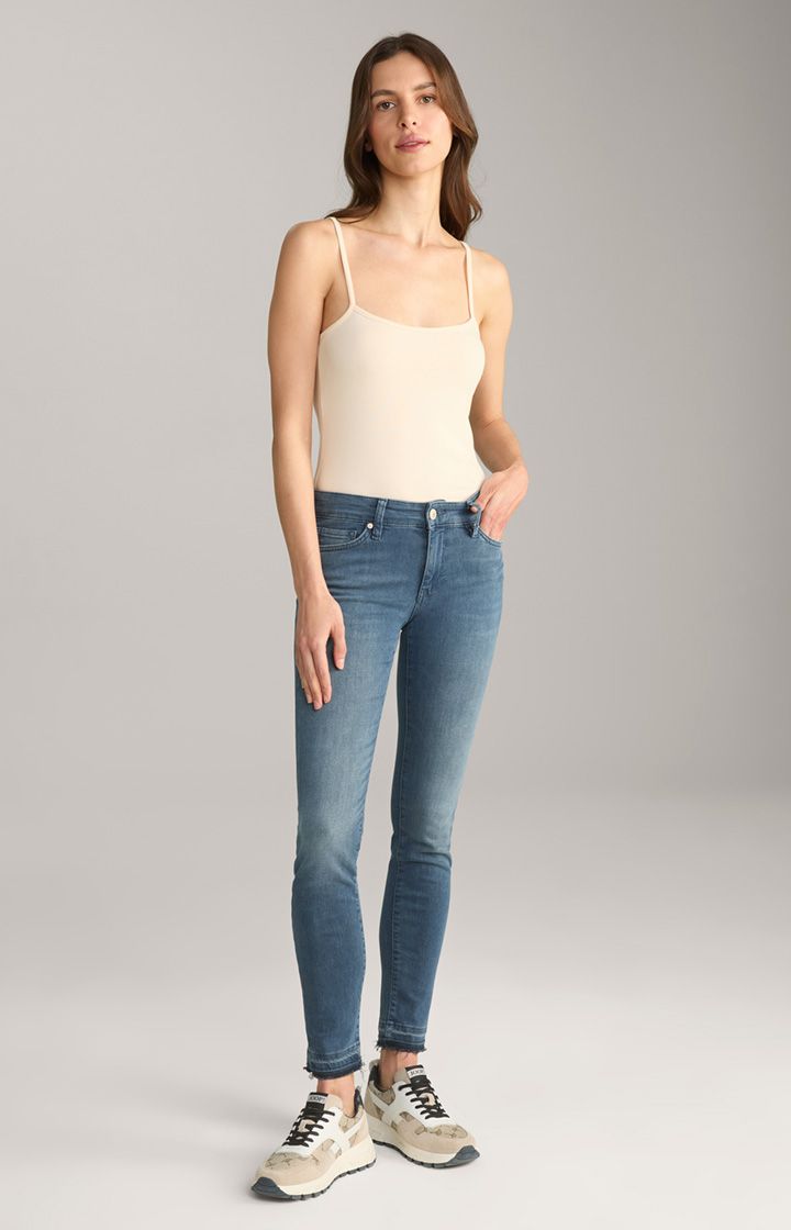 JOOP! Nudefarbenes Trägertop Baumwoll-Stretch A-Linien-Schnitt