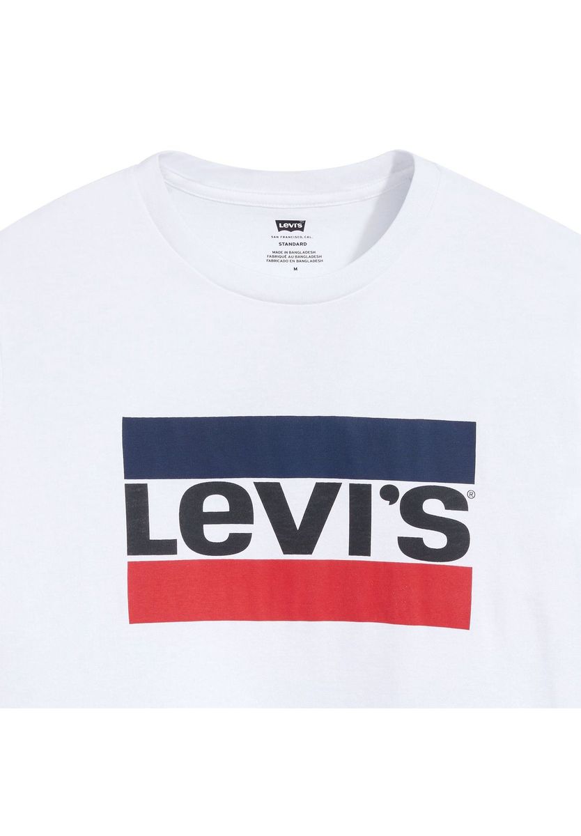 Klassisches Baumwoll-T-Shirt mit Rundhalsausschnitt und Logo