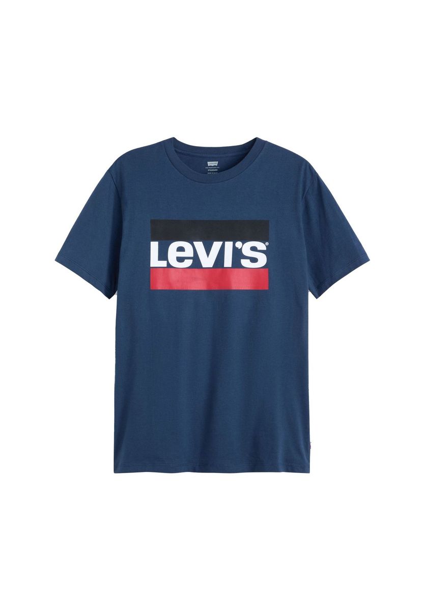 Levi's® Herren T-Shirt - "Sportswear Logo Graphic Tee", Rundhals, Baumwolle, blau, M