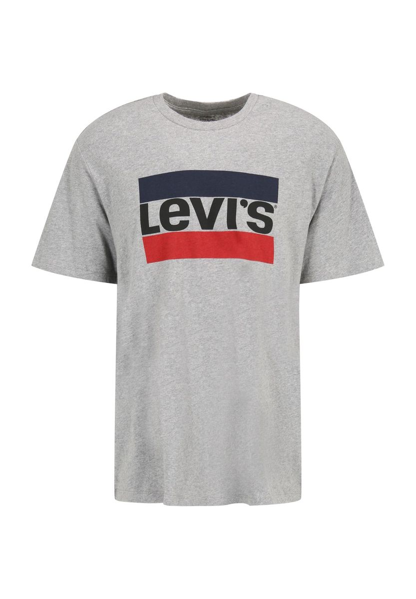 Klassisches T-Shirt mit Logo-Print und Rundhalsausschnitt