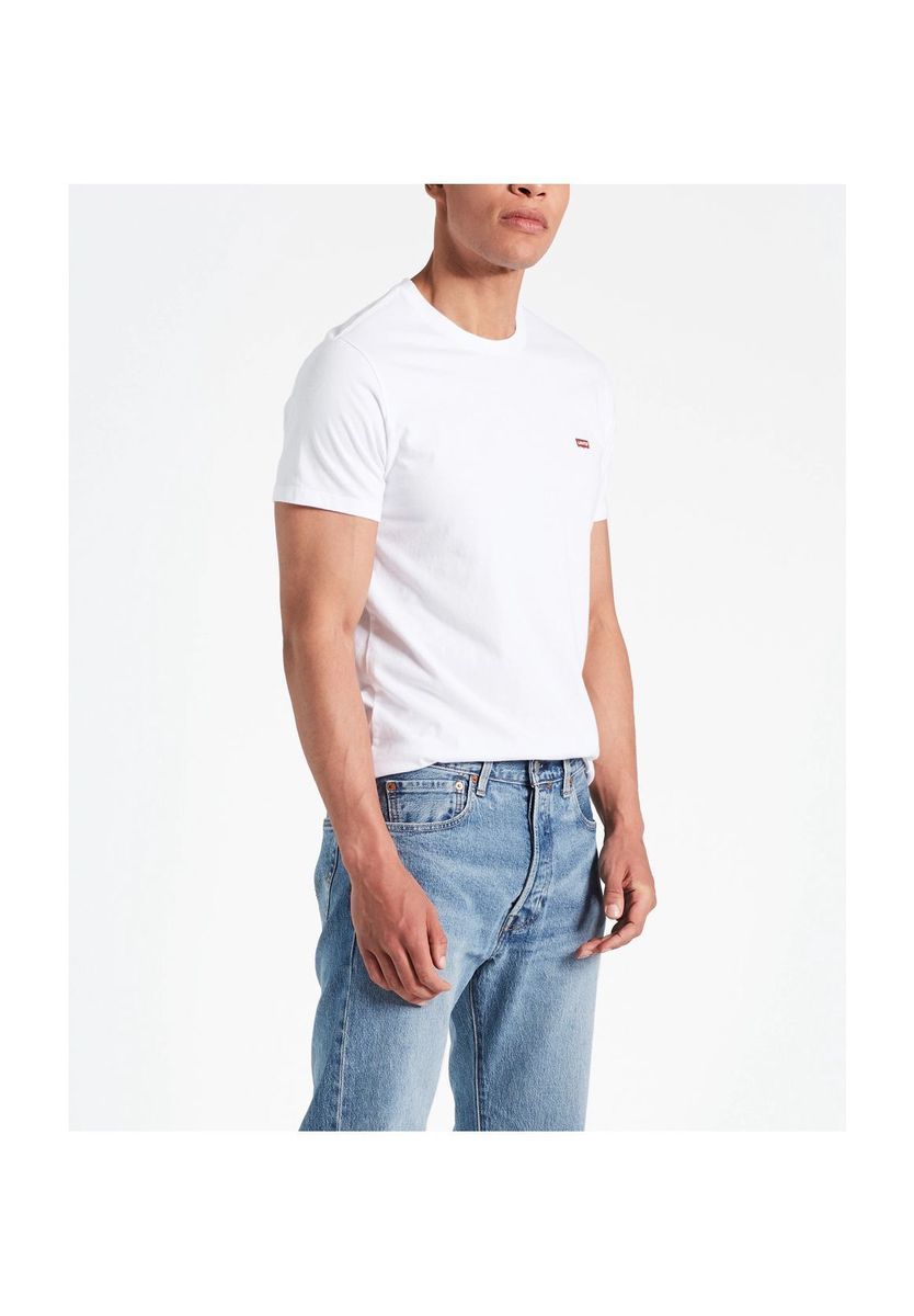 Klassisches Baumwoll-T-Shirt mit Rundhalsausschnitt