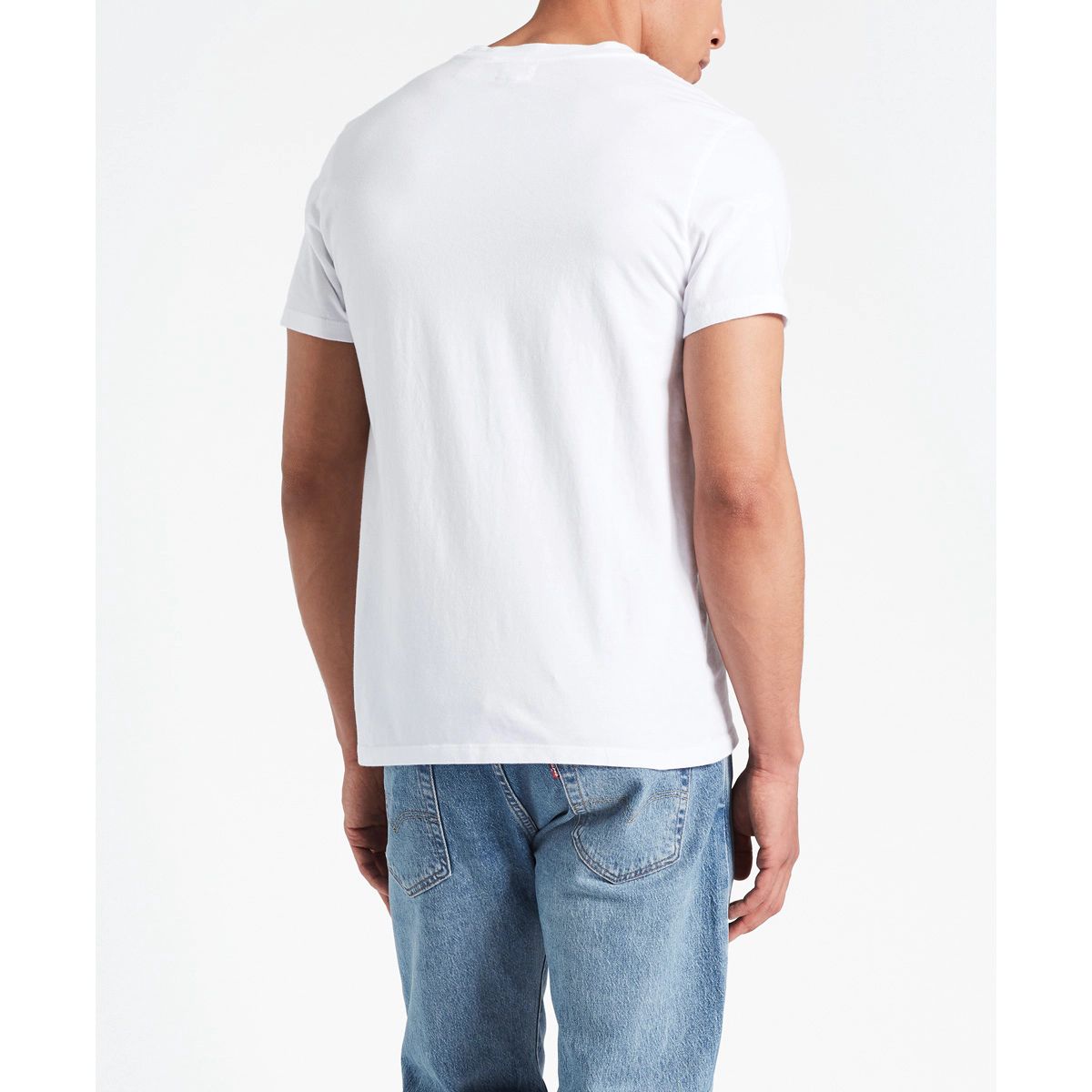Klassisches Baumwoll-T-Shirt mit Rundhalsausschnitt