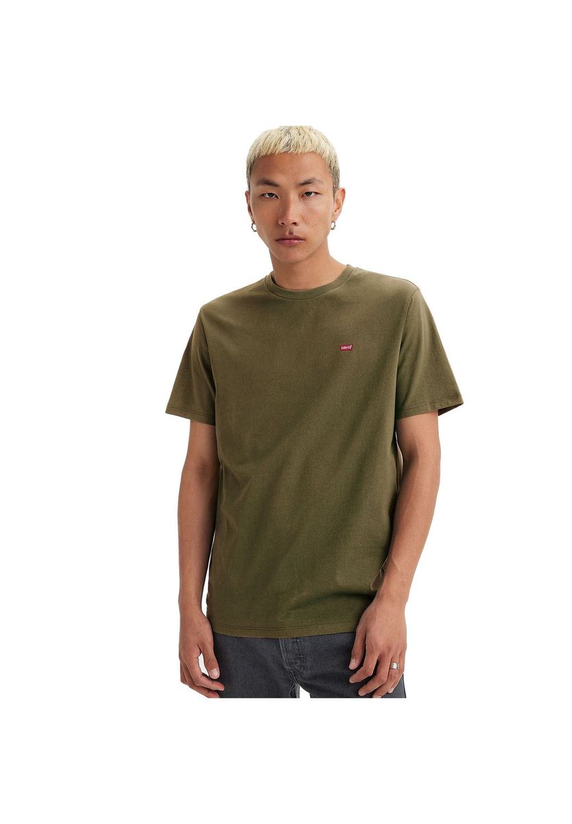 Klassisches Baumwoll-T-Shirt mit Rundhalsausschnitt