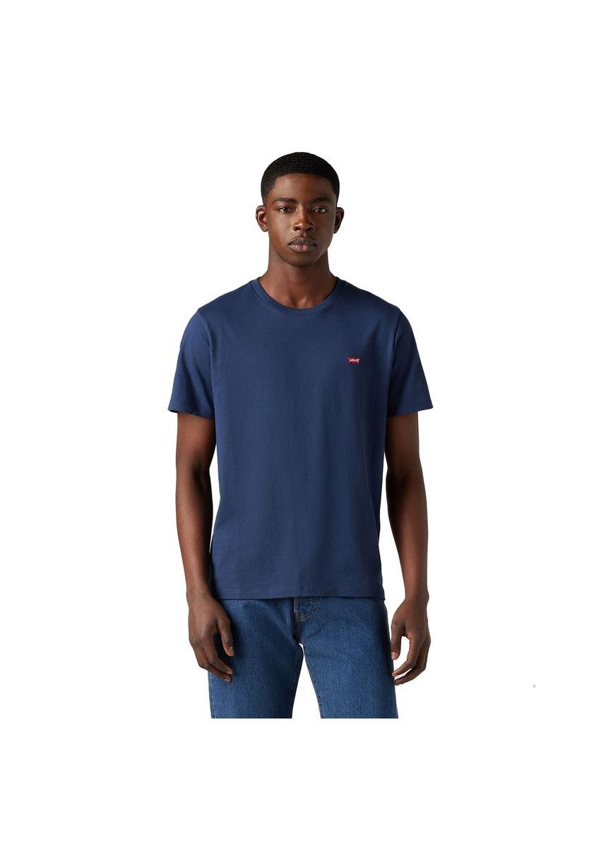 Klassisches Kurzarm Baumwoll-Jersey-T-Shirt