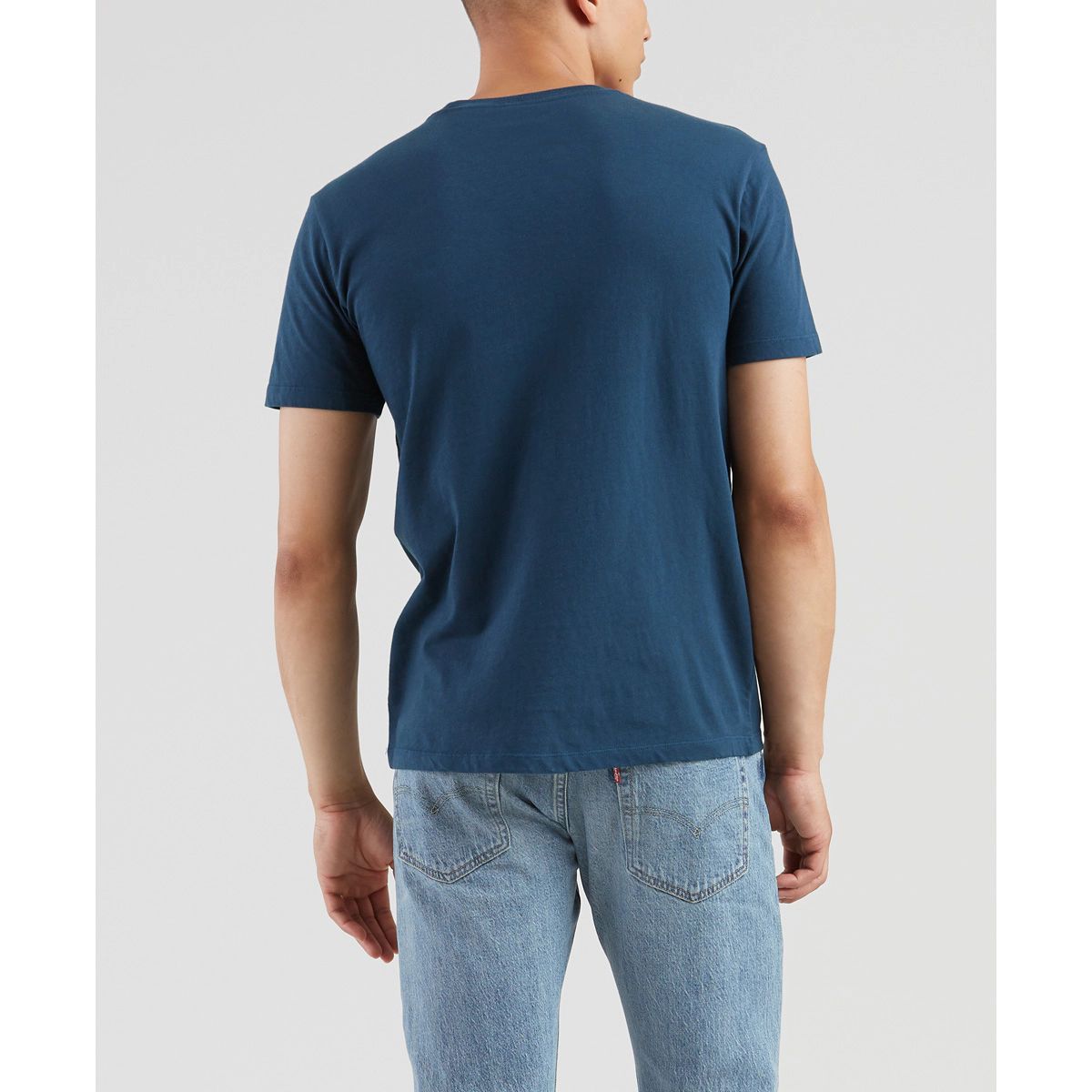 Klassisches Baumwoll-T-Shirt mit Rundhals