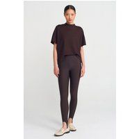 Minimalistische High-Waist-Steghose