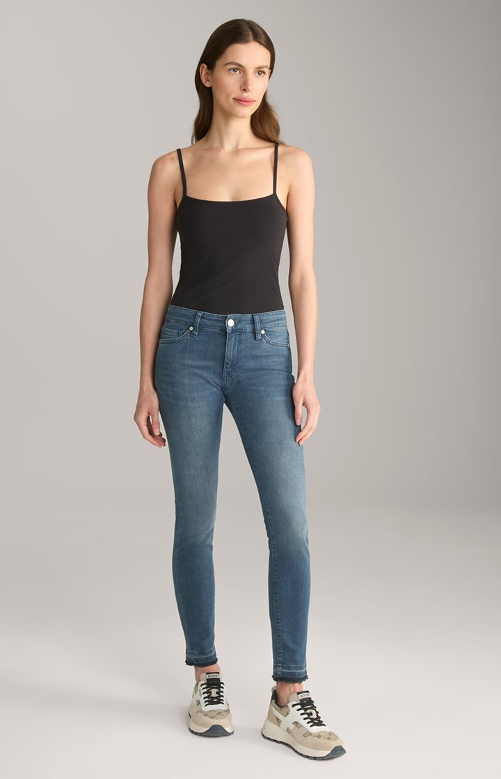 JOOP! Schwarzes Trägertop Baumwoll-Stretch A-Linien-Silhouette